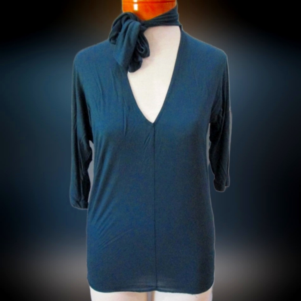 Club MONACO Green/dark Teal Top